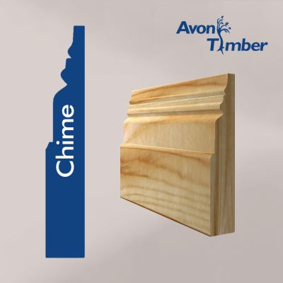 Solid Pine Chime Skirting (Per Metre)